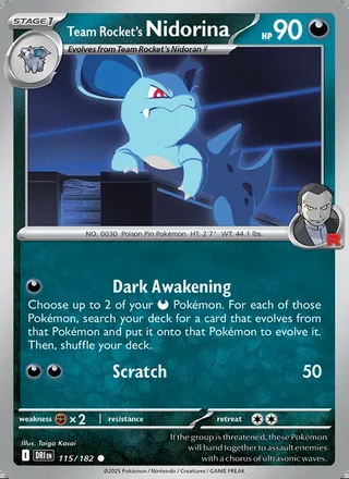 Team Rocket's Nidorina (2025)