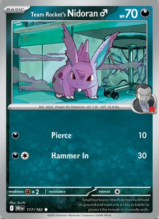 Team Rocket's Nidoran♂ (2025)