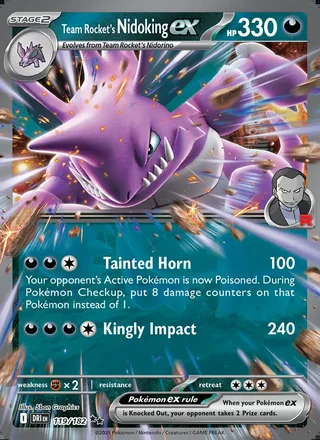 Team Rocket's Nidoking ex (2025)