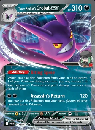 Team Rocket's Crobat ex (2025)