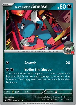 Team Rocket's Sneasel (2025)