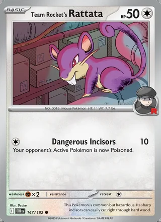 Team Rocket's Rattata (2025)