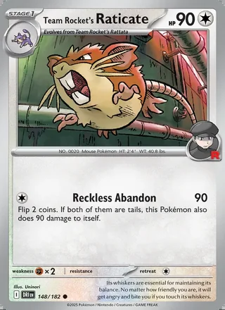 Team Rocket's Raticate (2025)