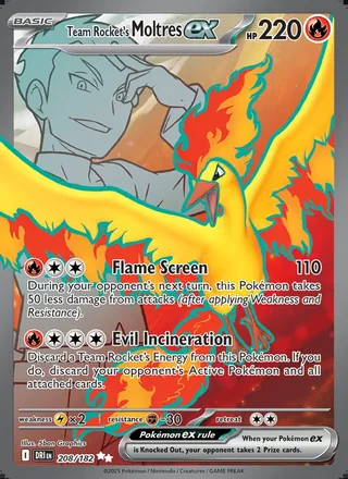 Team Rocket's Moltres ex (2025)