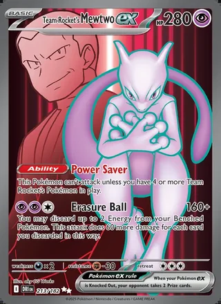 Team Rocket's Mewtwo ex (2025)