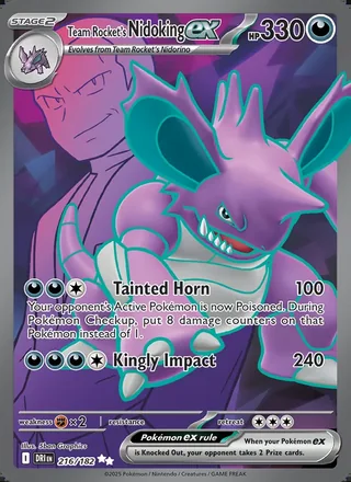 Team Rocket's Nidoking ex (2025)