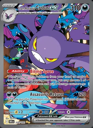 Team Rocket's Crobat ex (2025)