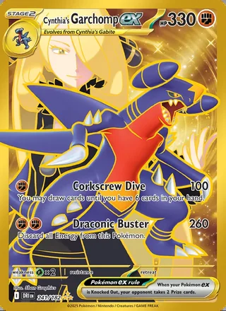Cynthia's Garchomp ex (2025)
