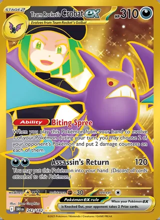 Team Rocket's Crobat ex (2025)