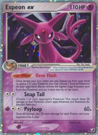 Espeon ex — エーフィ (2005)