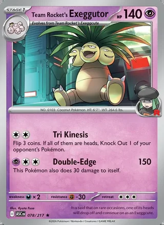 Team Rocket's Exeggutor (2026)