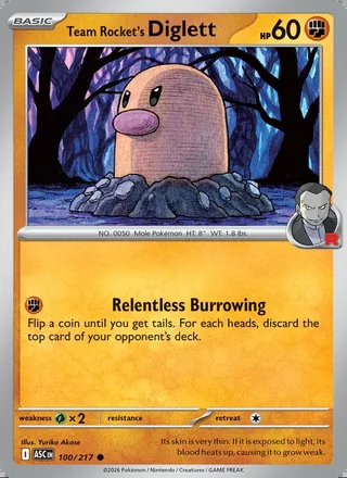 Team Rocket's Diglett (2026)