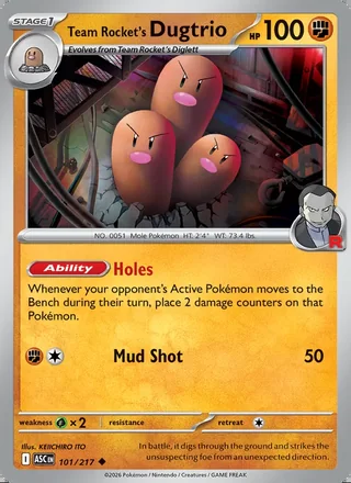 Team Rocket's Dugtrio (2026)