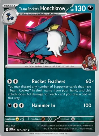 Team Rocket's Honchkrow (2026)
