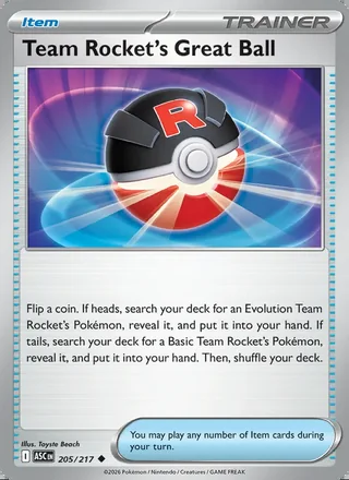 Team Rocket's Great Ball (2026)