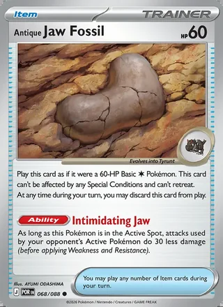 Antique Jaw Fossil (2026)