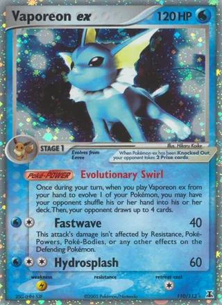 Vaporeon ex (2005)