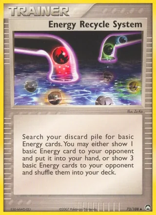 Energy Recycle System (2007)