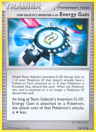 Team Galactic's Invention G-101 Energy Gain (2009)