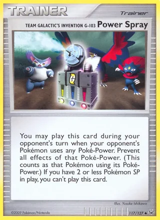 Team Galactic's Invention G-103 Power Spray (2009)