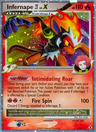Infernape E4 LV.X (2009)