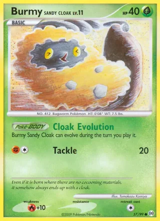 Burmy Sandy Cloak (2009)