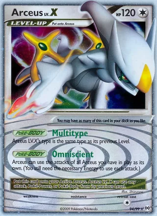 Arceus LV.X (2009)
