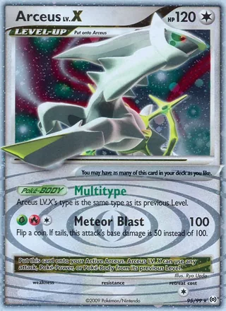 Arceus LV.X (2009)