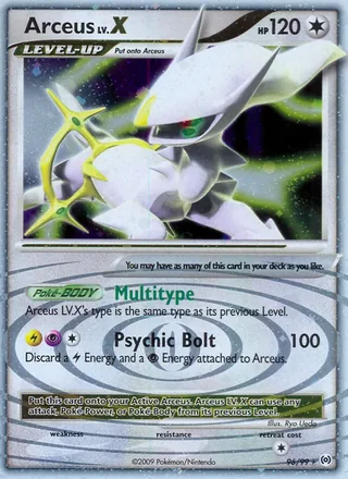 Arceus LV.X (2009)