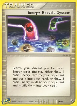 Energy Recycle System —  (2003)