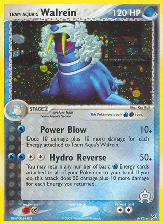 Team Aqua's Walrein (2004)