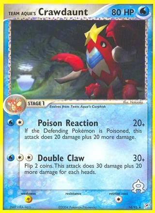 Team Aqua's Crawdaunt (2004)