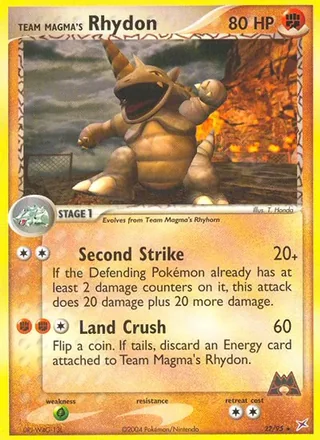 Team Magma's Rhydon (2004)