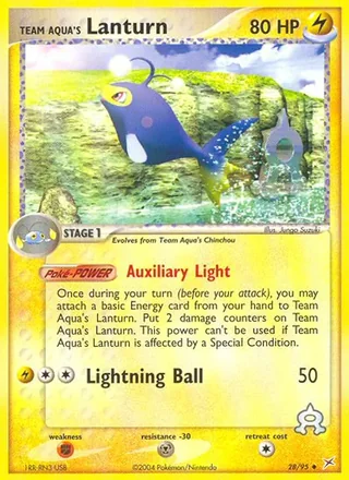 Team Aqua's Lanturn (2004)