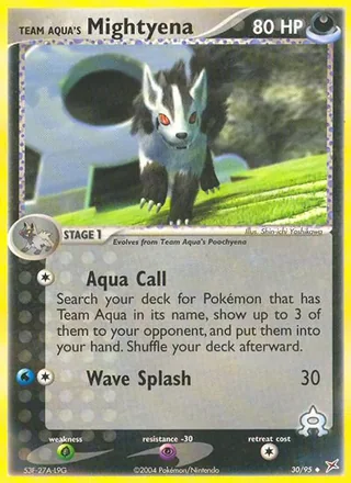 Team Aqua's Mightyena (2004)