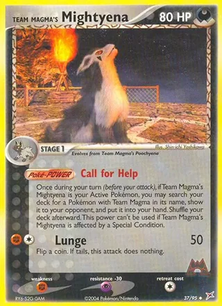 Team Magma's Mightyena (2004)
