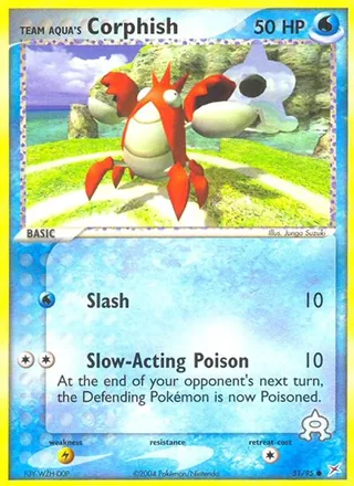 Team Aqua's Corphish (2004)