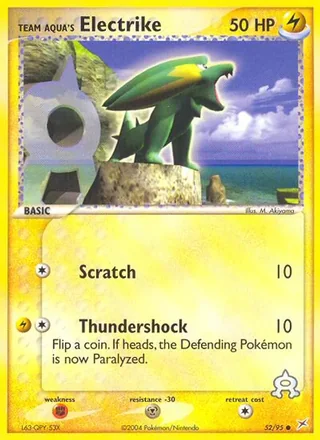 Team Aqua's Electrike (2004)