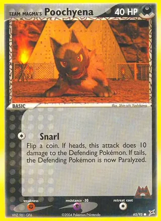 Team Magma's Poochyena (2004)