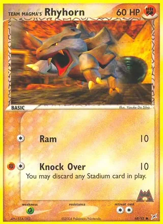 Team Magma's Rhyhorn (2004)