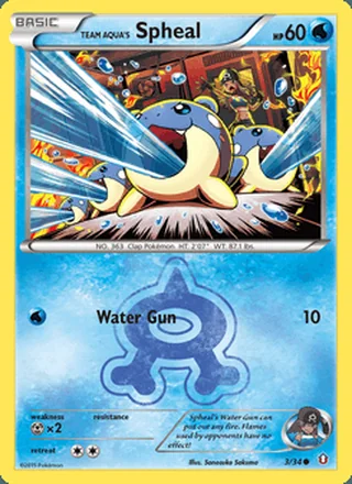 Team Aqua's Spheal (2015)