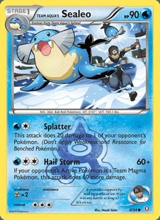 Team Aqua's Sealeo (2015)