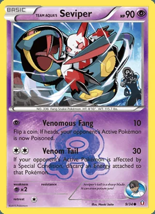 Team Aqua's Seviper (2015)
