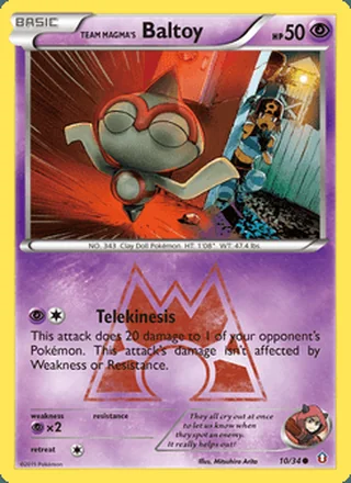 Team Magma's Baltoy (2015)