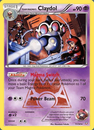 Team Magma's Claydol (2015)