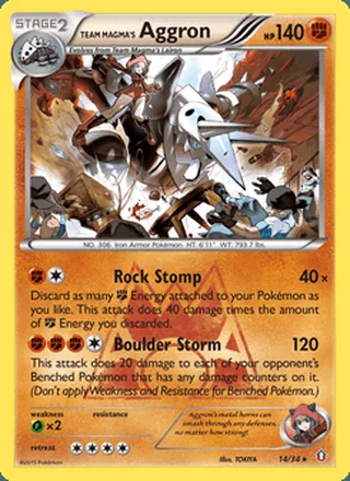 Team Magma's Aggron (2015)