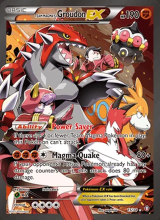 Team Magma's Groudon EX (2015)