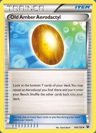 Old Amber Aerodactyl (2016)