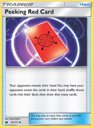 Peeking Red Card (2017)