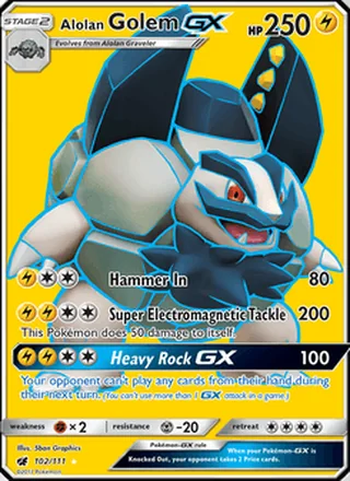 Alolan Golem GX (2017)